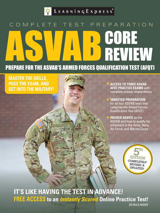 Title details for ASVAB Core Review by LearningExpress - Available